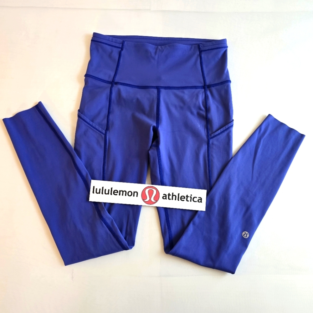 Lululemon Fast And Free High Rise Nulux Leggings With Pockets!!